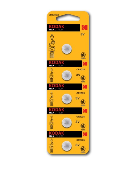 CR2025 Batería de un solo uso Lithium-Manganese Dioxide (LiMnO2)