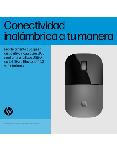 Ratón dual Z3700 plata