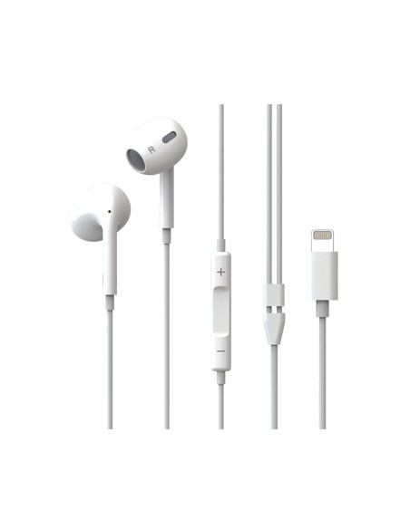 30425736 auricular y casco Auriculares Alámbrico Dentro de oído Llamadas/Música Blanco