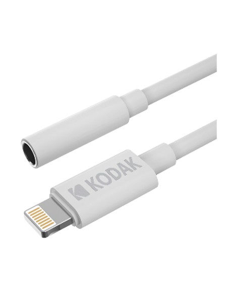 30425842 cable de teléfono móvil Blanco 0,1 m 3,5mm Lightning