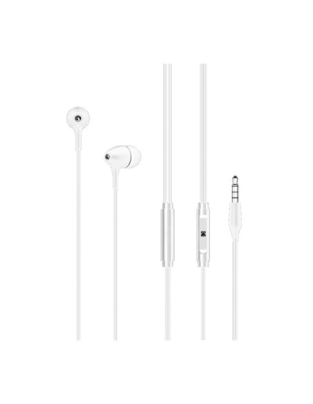 30425934 auricular y casco Auriculares Alámbrico Dentro de oído Llamadas/Música Blanco