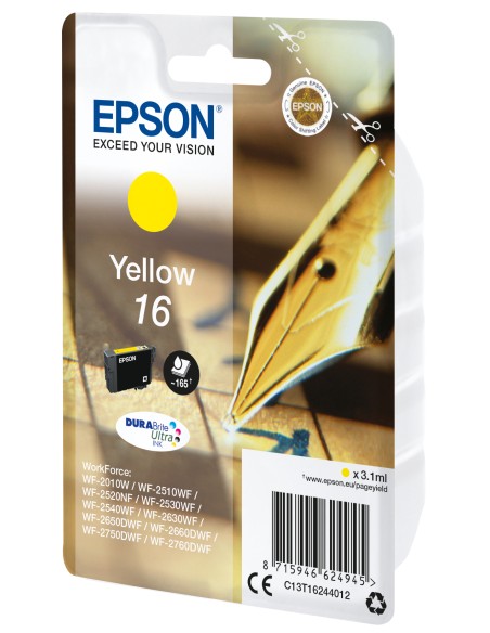 Pen and crossword Cartucho 16 amarillo (etiqueta RF)