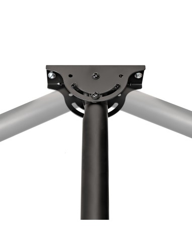 Soporte de Techo para 2 TV - Soporte de Cielo Raso para 2 TV de Espalda a Espalda con Mástil Telescópico Ajustable - Giro Incli