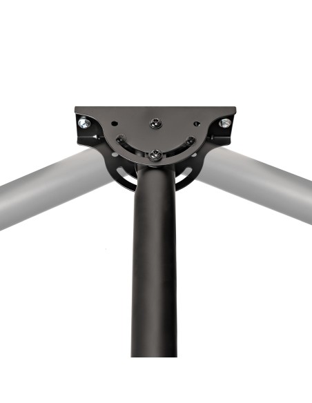 Soporte de Techo para 2 TV - Soporte de Cielo Raso para 2 TV de Espalda a Espalda con Mástil Telescópico Ajustable - Giro Incli