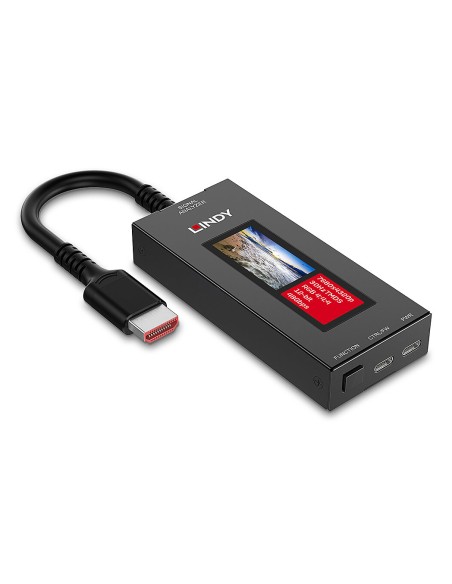 HDMI 8K60 Signal Analyzer Analizador de señales Negro