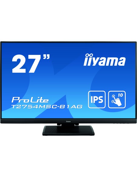 ProLite T2754MSC-B1AG pantalla para PC 68,6 cm (27") 1920 x 1080 Pixeles Full HD LED Pantalla táctil Multi-usuario Negro