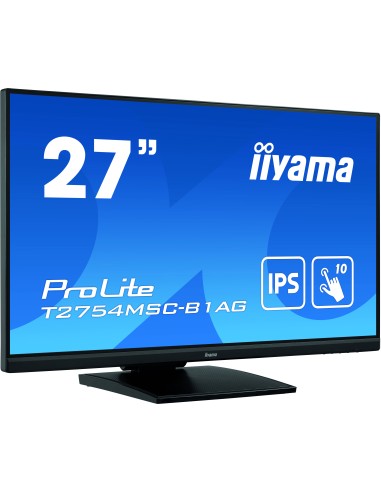ProLite T2754MSC-B1AG pantalla para PC 68,6 cm (27") 1920 x 1080 Pixeles Full HD LED Pantalla táctil Multi-usuario Negro