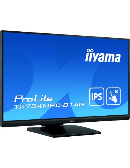 ProLite T2754MSC-B1AG pantalla para PC 68,6 cm (27") 1920 x 1080 Pixeles Full HD LED Pantalla táctil Multi-usuario Negro