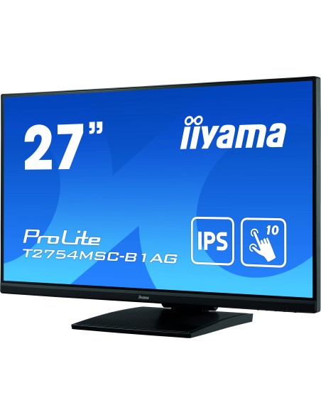 ProLite T2754MSC-B1AG pantalla para PC 68,6 cm (27") 1920 x 1080 Pixeles Full HD LED Pantalla táctil Multi-usuario Negro