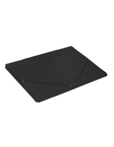 Carpetas dibujo a3 carton gomas y solapas negro carchivo