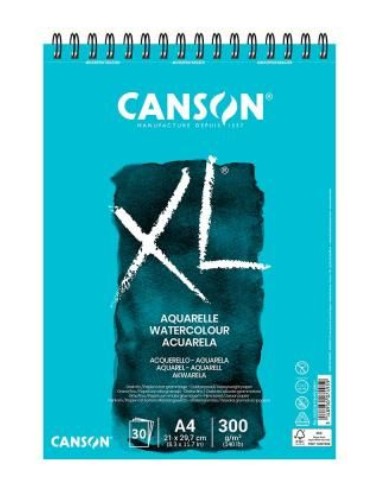 XL Watercolour Bloc de hojas de papel para bellas artes 30 hojas