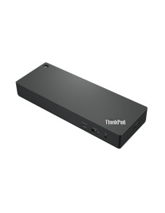 40B00300EU base para portátil y replicador de puertos Alámbrico Thunderbolt 4 Negro, Rojo