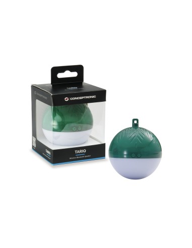 TARIQ01G Altavoz monofónico portátil Verde, Blanco 3 W