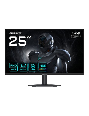 G25F2A Monitor Gaming 25" FHD - 1920 x 1080, 240Hz, 1ms, 300 cd/m², Display HDR 10, HDMI 2.0, DisplayPort 1.4