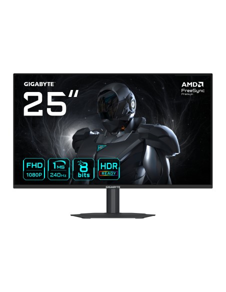 G25F2A Monitor Gaming 25" FHD - 1920 x 1080, 240Hz, 1ms, 300 cd/m², Display HDR 10, HDMI 2.0, DisplayPort 1.4