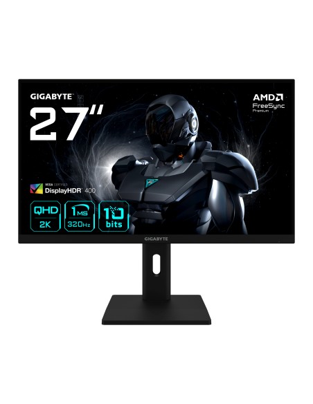 G27Q3 Monitor Gaming 27 2K QHD - 2560 x 1440, 320Hz, 1ms, 350 cd/m², FreeSync Premium, Display HDR400, HDMI 2.0, DisplayPort 1.