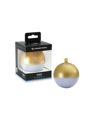 TARIQ01GL Altavoz portátil estéreo Oro 3 W