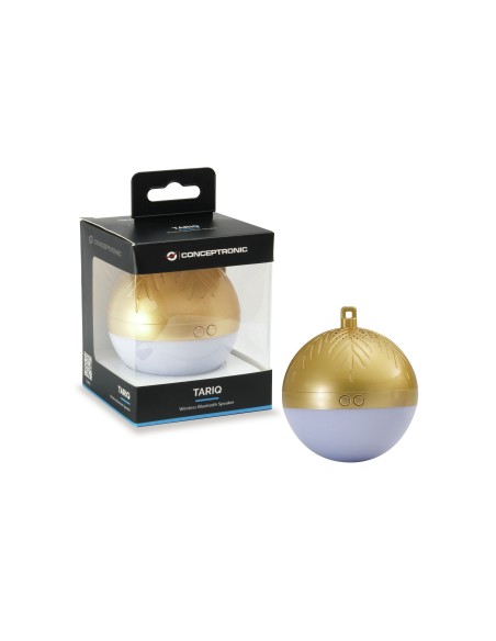 TARIQ01GL Altavoz portátil estéreo Oro 3 W