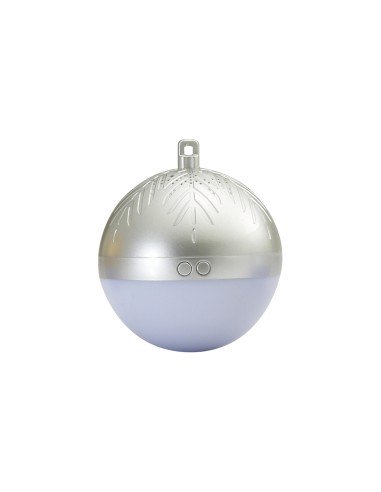 TARIQ01S Altavoz monofónico portátil Plata, Blanco 3 W