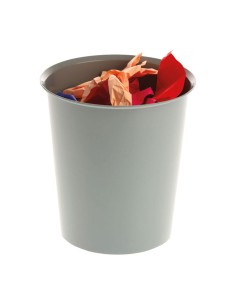 PAPELERA PLASTICO A-SERIES 14L GRIS 305AS-08