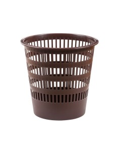 PAPELERA PLASTICO 306 REJILLA MARRON FAIBO 306-09