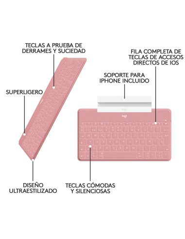 Keys-To-Go Rosa Bluetooth Español