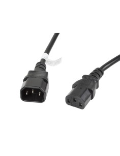 CA-C13E-11CC-0030-BK cable de transmisión Negro 3 m C13 acoplador C14 acoplador