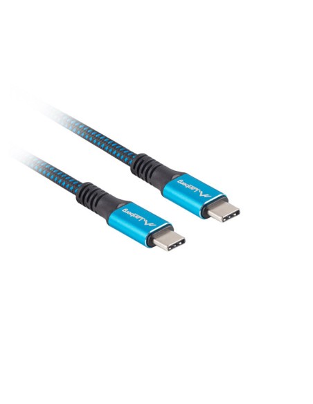 CA-CMCM-45CU-0012-BK cable USB 0,12 m USB4 Gen 2x2 USB C Negro, Azul
