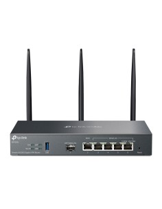 Omada ER706W router inalámbrico Gigabit Ethernet Doble banda (2,4 GHz / 5 GHz) Negro