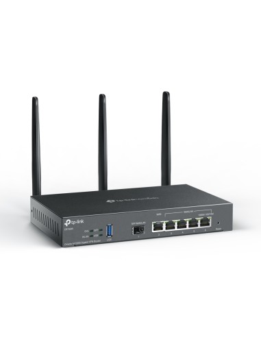 Omada ER706W router inalámbrico Gigabit Ethernet Doble banda (2,4 GHz / 5 GHz) Negro