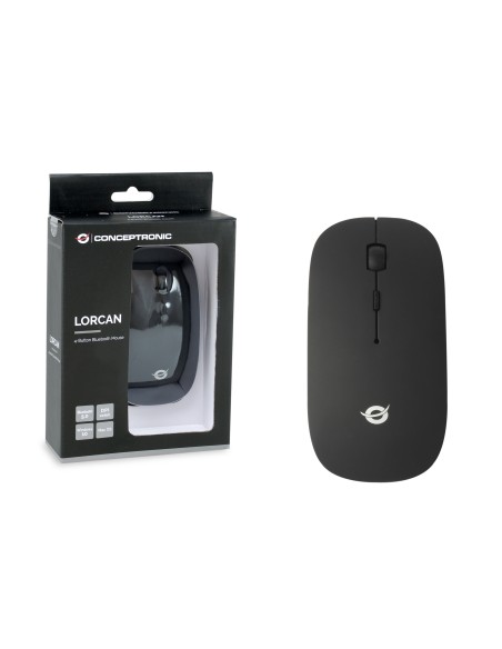 LORCAN01B ratón Ambidextro Bluetooth Óptico 1600 DPI LORCAN01B ratón Ambidextro Bluetooth Óptico 1600 DPI