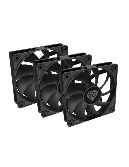 Oxal 120 Carcasa del ordenador Ventilador 12 cm Negro 3 pieza(s)