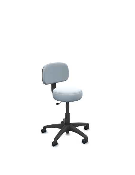 Silla Llanos contaco lama bali blanco ruedas nailon 50.