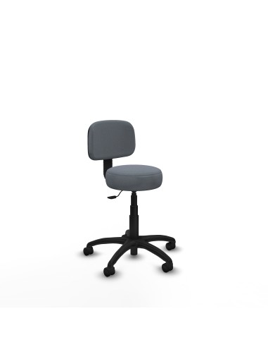 Silla Llanos giratorio bali gris base poliamida 600 ruedas nailon 50