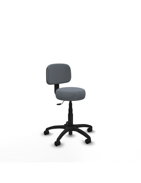 Silla Llanos giratorio bali gris base poliamida 600 ruedas nailon 50