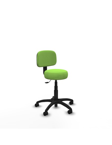 Silla Llanos giratorio bali pistacho base poliamida 600 ruedas nailon 50