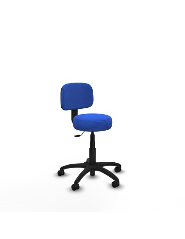 Silla Llanos giratorio bali azul base poliamida 600 ruedas nailon 50
