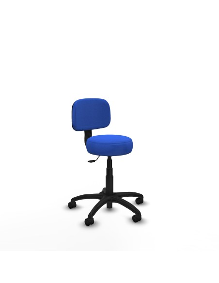 Silla Llanos giratorio bali azul base poliamida 600 ruedas nailon 50