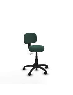 Silla Llanos giratorio bali verde botella base poliamida 600 ruedas nailon 50