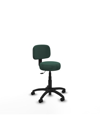 Silla Llanos giratorio bali verde botella base poliamida 600 ruedas nailon 50