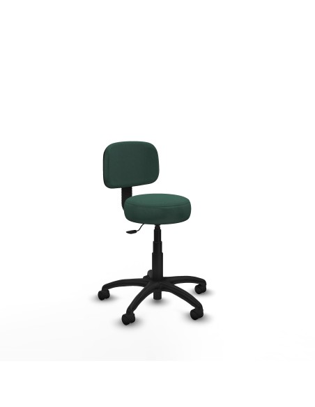 Silla Llanos giratorio bali verde botella base poliamida 600 ruedas nailon 50