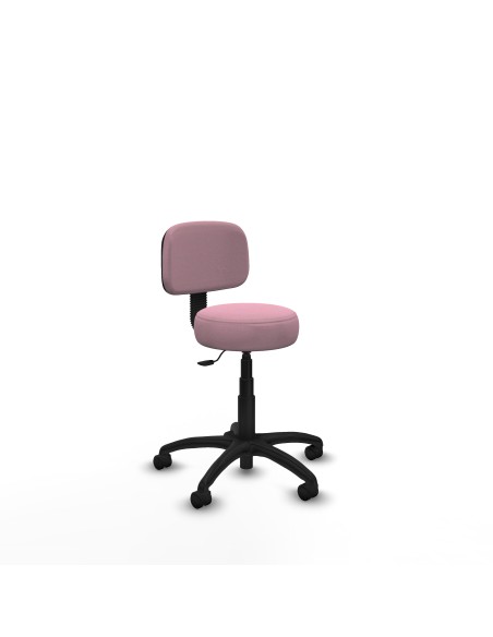 Silla Llanos giratorio bali rosa base poliamida 600 ruedas nailon 50