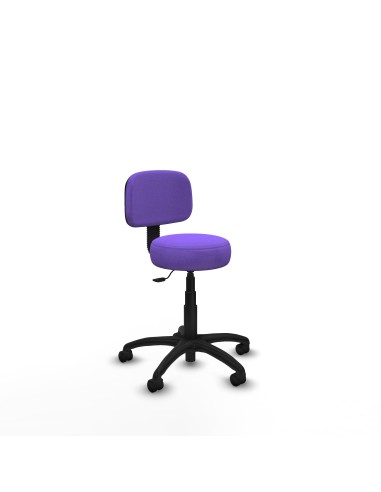 Silla Llanos giratorio bali lila base poliamida 600 ruedas nailon 50