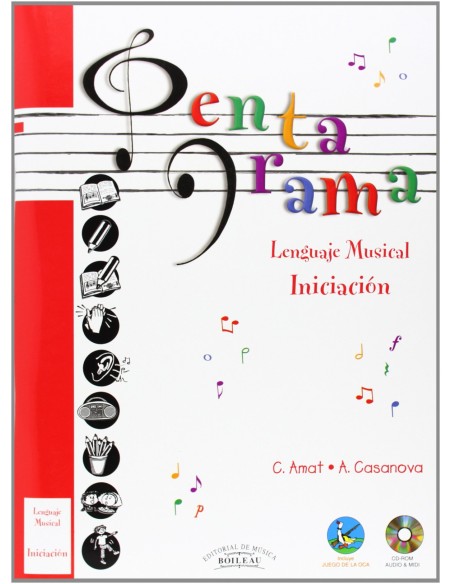 Pentagrama pre lenguaje musical iniciacion