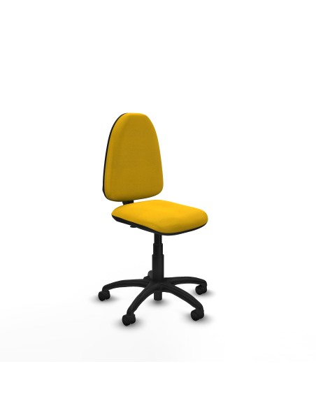 Aýna CP bali amarillo sin brazos base poliamida ruedas nailon 50mm