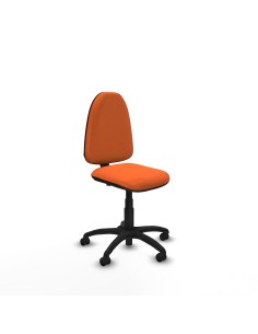 Aýna CP bali naranja sin brazos base poliamida ruedas engomadas 50mm