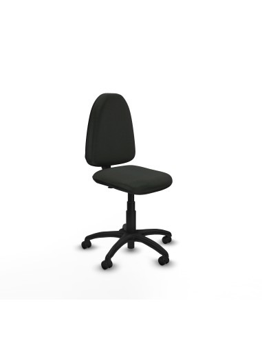 Aýna CP bali negro sin brazos base poliamida ruedas engomadas 50mm