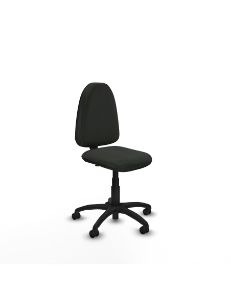 Aýna CP bali negro sin brazos base poliamida ruedas engomadas 50mm