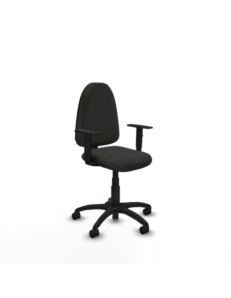 Aýna CP bali negro brazos 1D base poliamida ruedas nailon 50mm