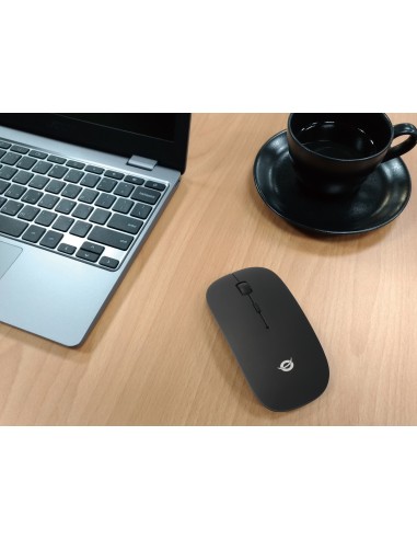 LORCAN01B ratón Ambidextro Bluetooth Óptico 1600 DPI